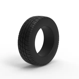 Race tire 10 Scale 1:25 - Model thumbnail 2
