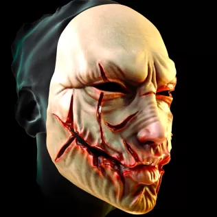 butcher's smile mask - Model thumbnail 2