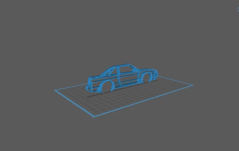 Nissan - Silvia S13 1990 Wall Art - Model preview 2