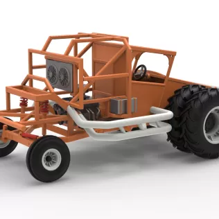 Racing Combine Harvester Base Scale 1:25 - Model thumbnail 18