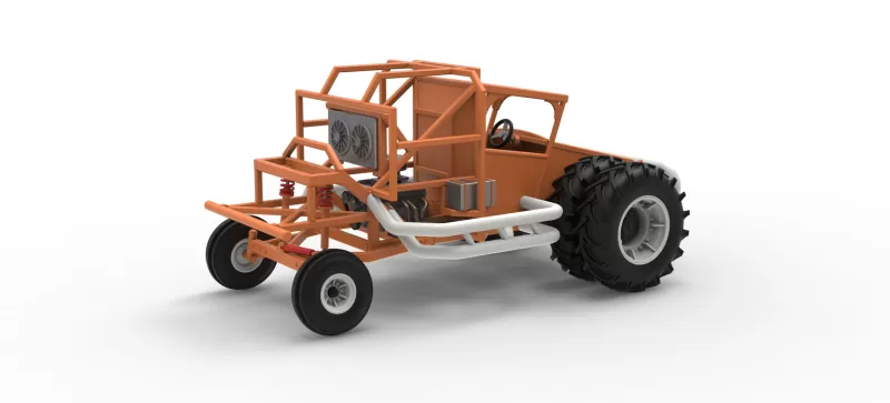 Racing Combine Harvester Base Scale 1:25 - Model preview 18