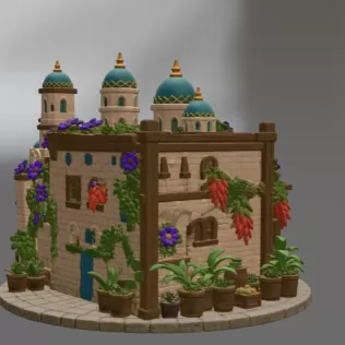 Sultan's Spice & Potion Bazaar STL File for 3D Print - Model thumbnail 8
