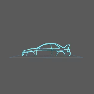 Subaru - Impreza 22 Wall Art