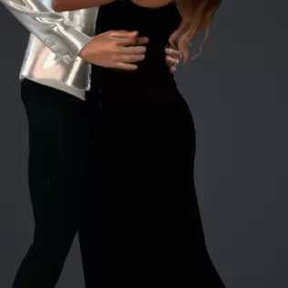 Paar umarmt sich und küsst sich - Model thumbnail 3