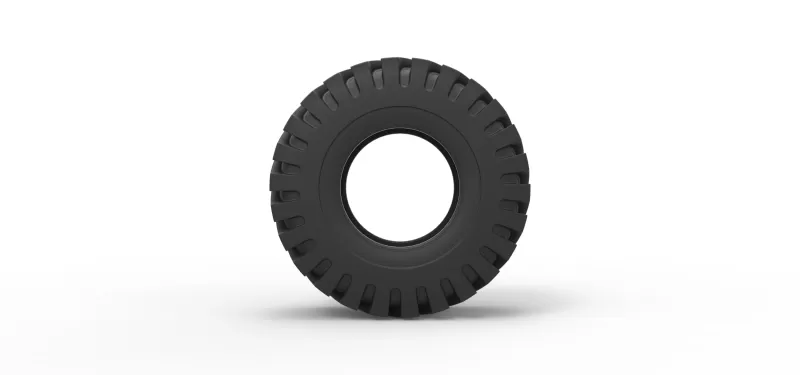 Tractor tire 38 Scale 1:25 - Model preview 5