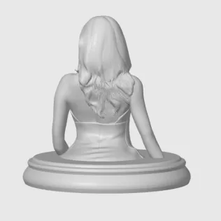 Catherine Zeta-Jones 3D Bust - Model thumbnail 5