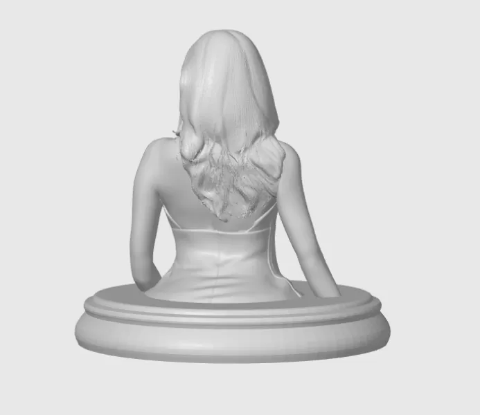 Catherine Zeta-Jones 3D Bust - Model preview 5