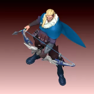 Sova Valorant FanArt - Model thumbnail 6