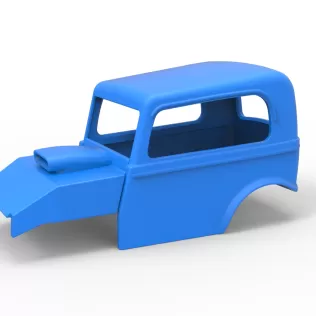 Shell of New Zealand Ministock car Scale 1:25