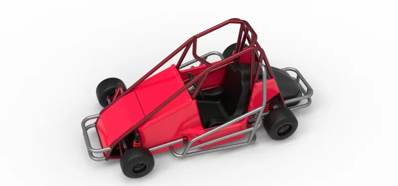 Quarter Midget Scale 1:16 - Model preview 4