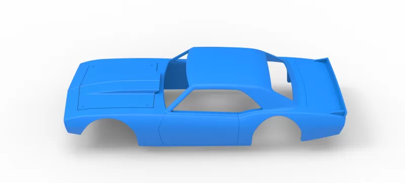 Shell of Vintage Asphalt Modified stock car V10 Scale 1:25 - Model preview 8