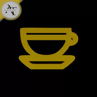 Simple Coffee Cup Symbol - 2D Art