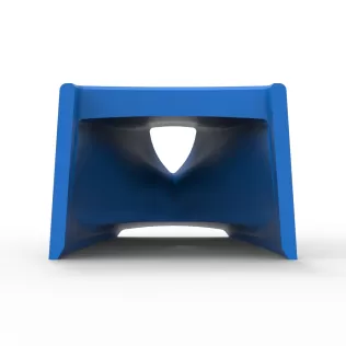 Air Scoop of Pavement Silver Crown Car Scale 1:25 - Model thumbnail 12