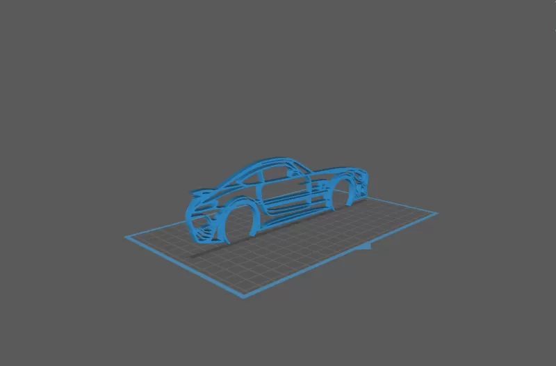 Mercedes - AMG GTR Wall Art - Model preview 1