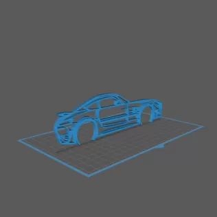 Mercedes - AMG GTR Wall Art - Model thumbnail 1