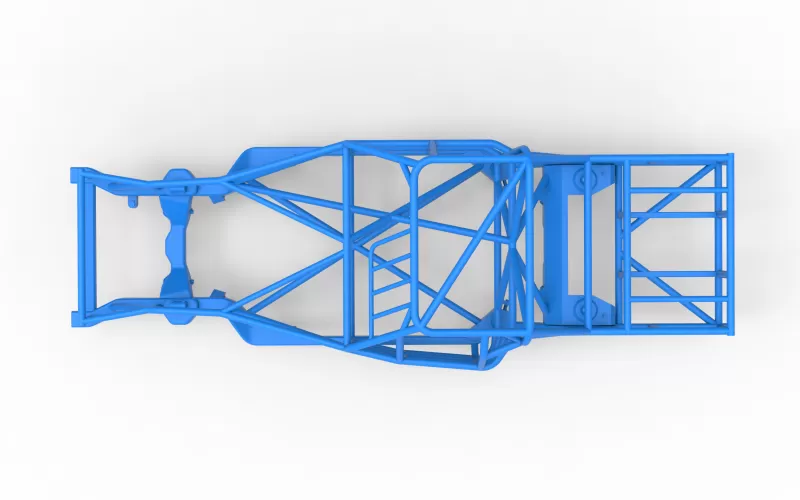 Frame of IMCA Stock car Scale 1:25 - Model preview 8