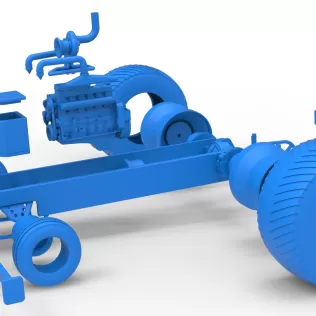Pro Stock Pulling Tractor Base Version 2 Scale 1:25 - Model thumbnail 19