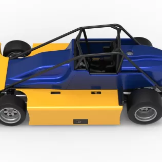 Experimental Pavement Silver Crown Car Version 2 Scale 1:25 - Model thumbnail 10