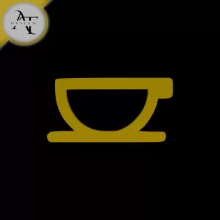 Simple Coffee Cup Symbol - 2D Art