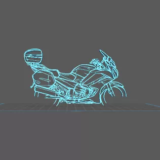 Yamaha - FRJ 1300 Wall art