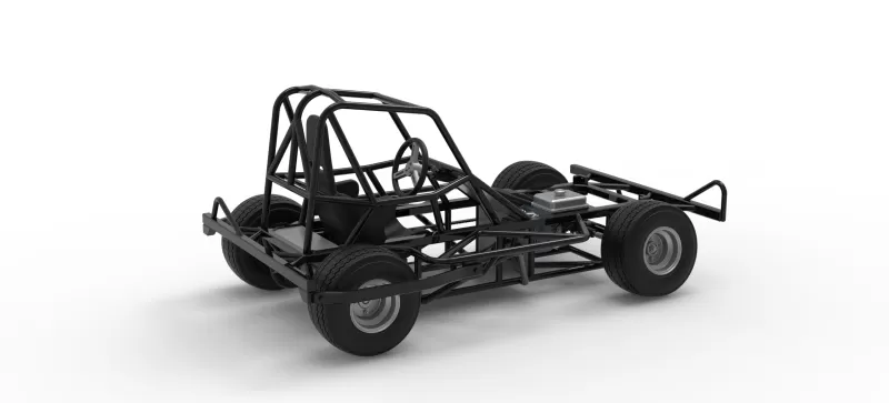 BriSCA Micro Formula 2 Stock Car Base Scale 1:16 - Model preview 20