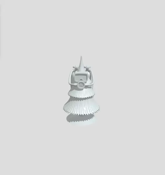 Christmas tree diving equipment - Model preview 1