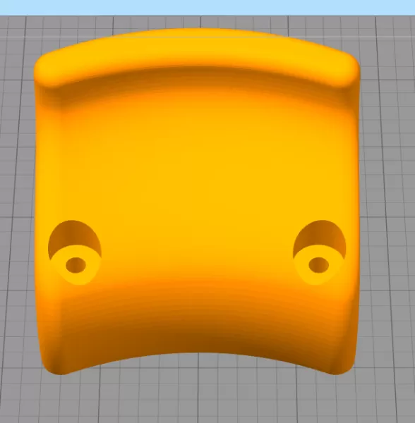 Helmet holder on wall - Model preview 6