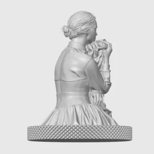 Natalie Portman 3D Bust Print - Model thumbnail 9