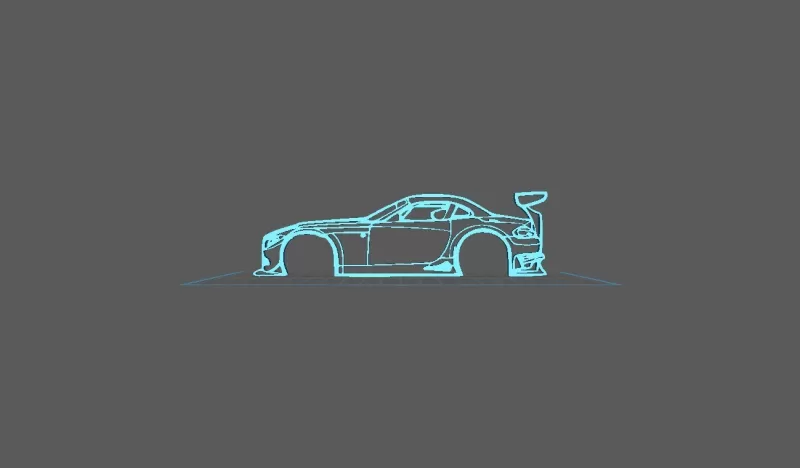 BMW - Z4 GT3 Wall Art - Model preview 1