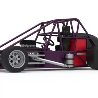 Experimental Pavement Silver Crown Car Base Version 2 Scale 1:25 - Model thumbnail 2