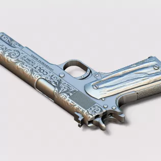 Colt 1911 (Al Capone Style) #RoZ - Model thumbnail 8