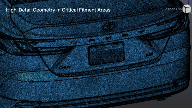 2025-2026 Toyota Camry – High-Accuracy Automotive 3D Scan (STL) - Model preview 2