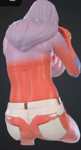 Frau mit kamera - Model preview 4