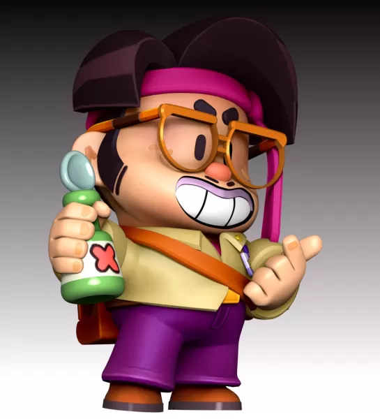 Jae-yong - Brawl Stars - Model preview 5