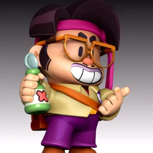 Jae-yong - Brawl Stars - Model thumbnail 5