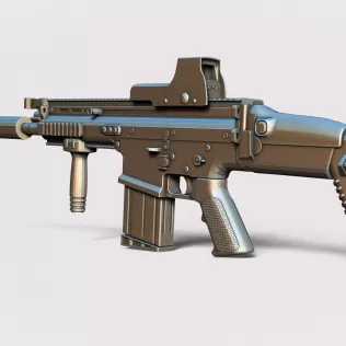 FN SCAR #RoZ - Model thumbnail 4