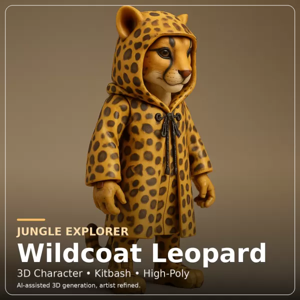 Wild Creatures Animal Character Collection - Model preview 2