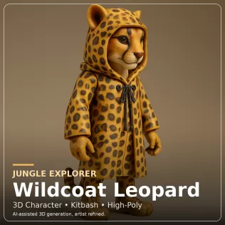 Wild Creatures Animal Character Collection - Model thumbnail 2