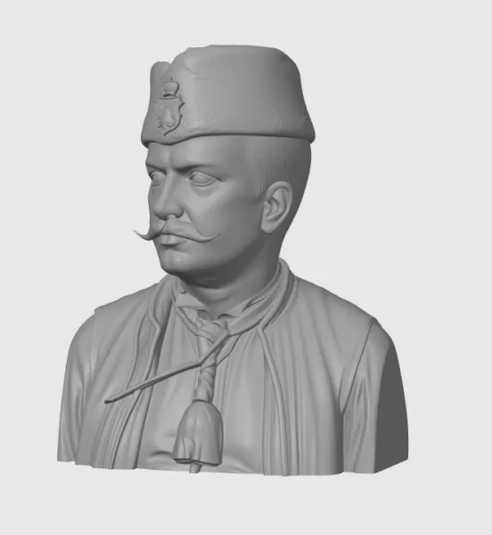 Hadji Dimitar 3D STL (Хаджи Димитър) - Model preview 1