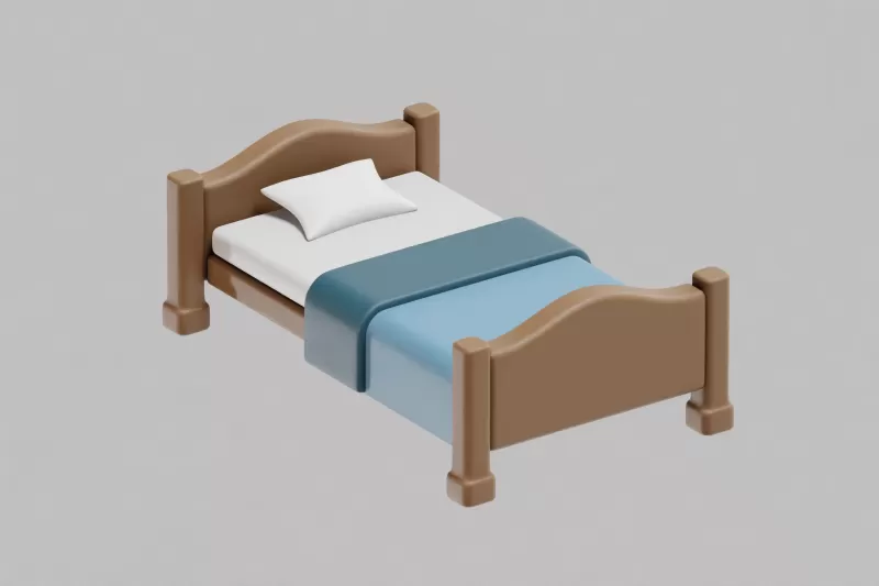 Bed - Model preview 4