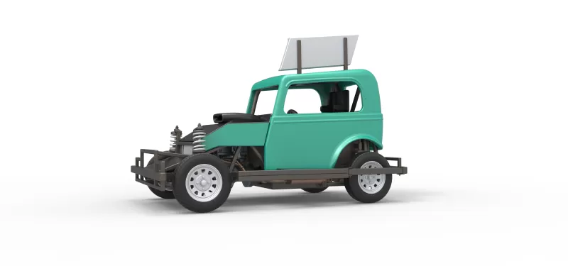 New Zealand Ministock car Scale 1:25 - Model preview 2