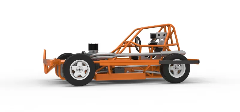 BriSCA Formula 2 Stock Car Base Scale 1:25 - Model preview 2