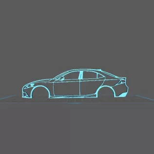 Lexus - IS350 Wall Art