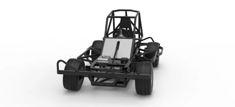 BriSCA Micro Formula 2 Stock Car Base Scale 1:16 - Model preview 5