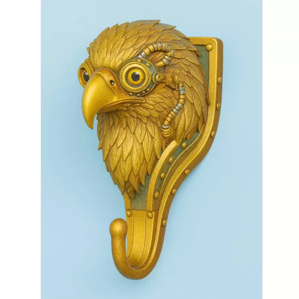 Steampunk Eagle Wall Hook (High Detail) - Model preview 1