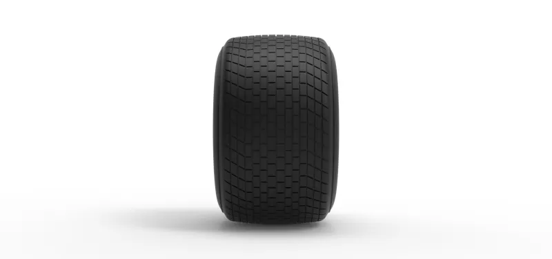 Dirt Sprint racing tire 26 Scale 1:25 - Model preview 4