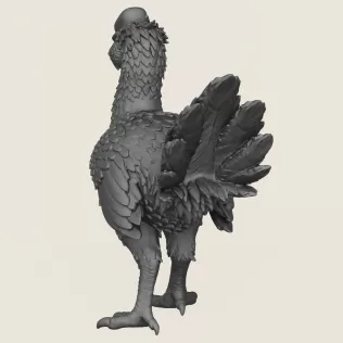 Dinosaur Bird Print Ready 3D Model