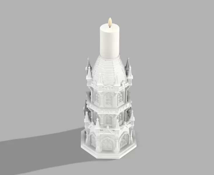 Gothic Candle Tower – Bastion - Model preview 3