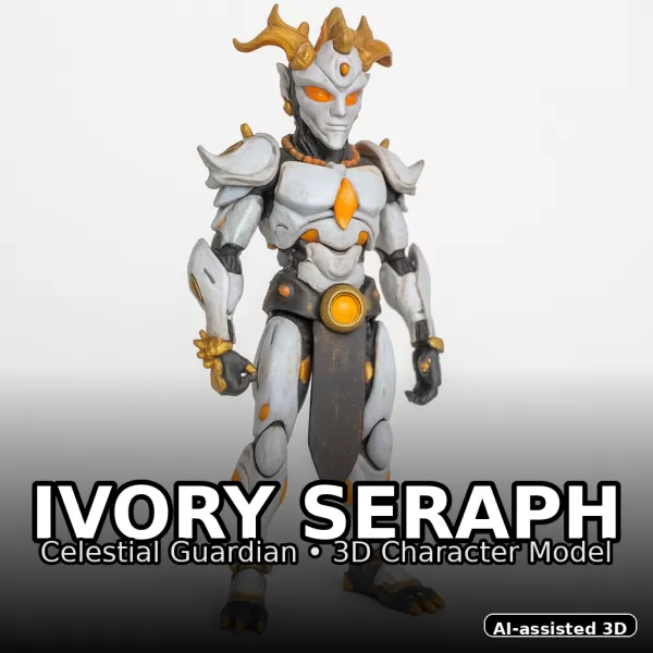 Emberforge Guardians — High-Poly Kitbash Character Pack (10 Mode - Model preview 10