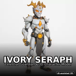 Emberforge Guardians — High-Poly Kitbash Character Pack (10 Mode - Model thumbnail 10